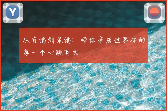 从直播到录播：带你亲历世界杯的每一个心跳时刻