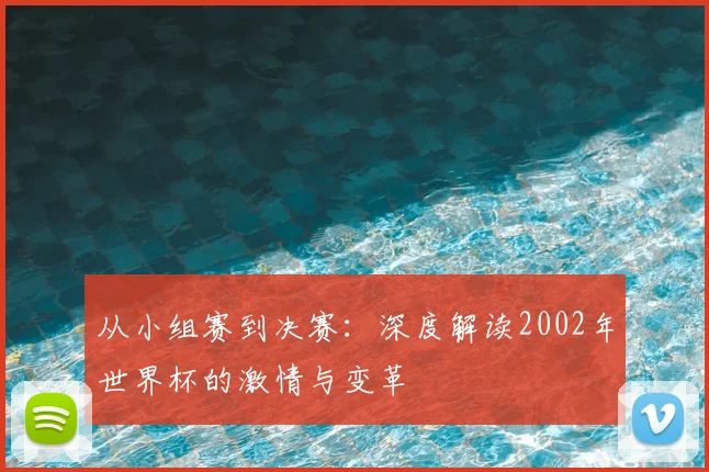 从小组赛到决赛：深度解读2002年世界杯的激情与变革